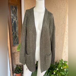 SO Juniors’ Open Knit Cardigan (XS)